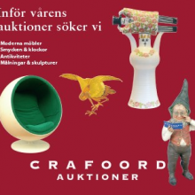 Thumbnail image for Crafoord Auktioner första auktion äger rum lördagen den 12 januari.