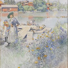Thumbnail image for Stockholms Auktionsverk dag 2 Carl Larsson  såldes för 3.675.000