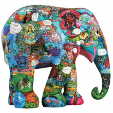 Thumbnail image for Elephant Parade Calais  France 2015 Twenty-one decorated life-size elephant