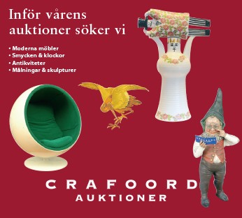 Post image for Crafoord Auktioner första auktion äger rum lördagen den 12 januari.