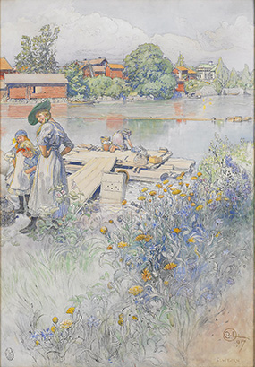 Post image for Stockholms Auktionsverk dag 2 Carl Larsson  såldes för 3.675.000