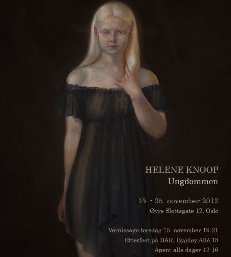 Post image for Galleri PAN vil gjerne tipse om Helene Knoop’s nye utstilling UNGDOMMEN