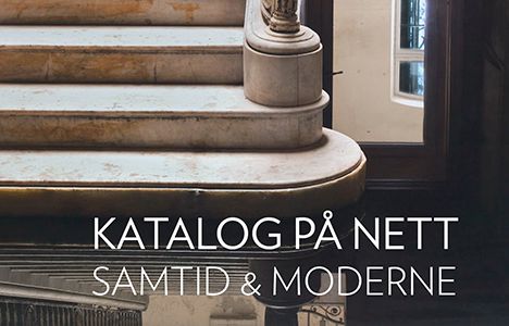 Post image for Blomqvist Auksjoner SAMTID & MODERNE – KATALOG PÅ NETT! Auksjon 21 Mars