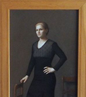 Post image for Oljemålning av Johan Patricny säljes ”Marianne” olja 77 x132 cm med ram.